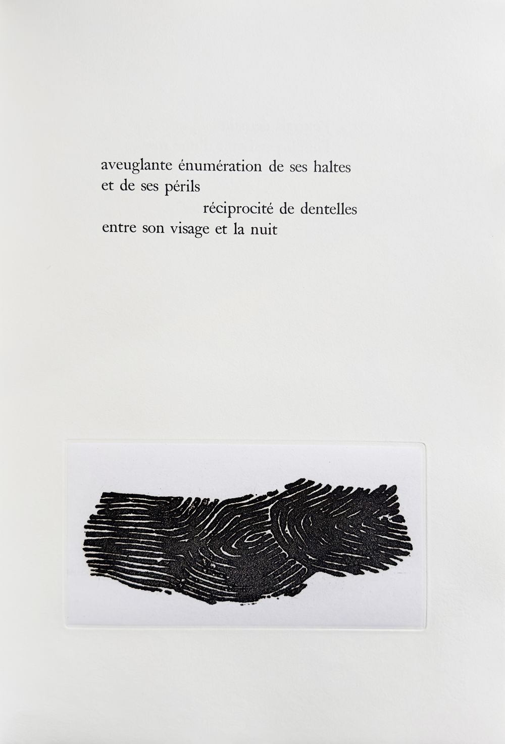 Proximité du murmure (8 gravures) - texte de Jacques Dupin