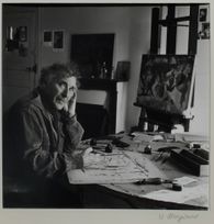 Marc Chagall Orgeval 1948 (dans l'atelier I)