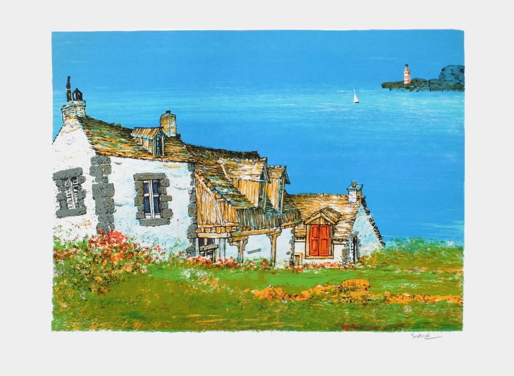 Maisons en bord de mer en Bretagne